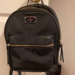 Kate spade black backpack